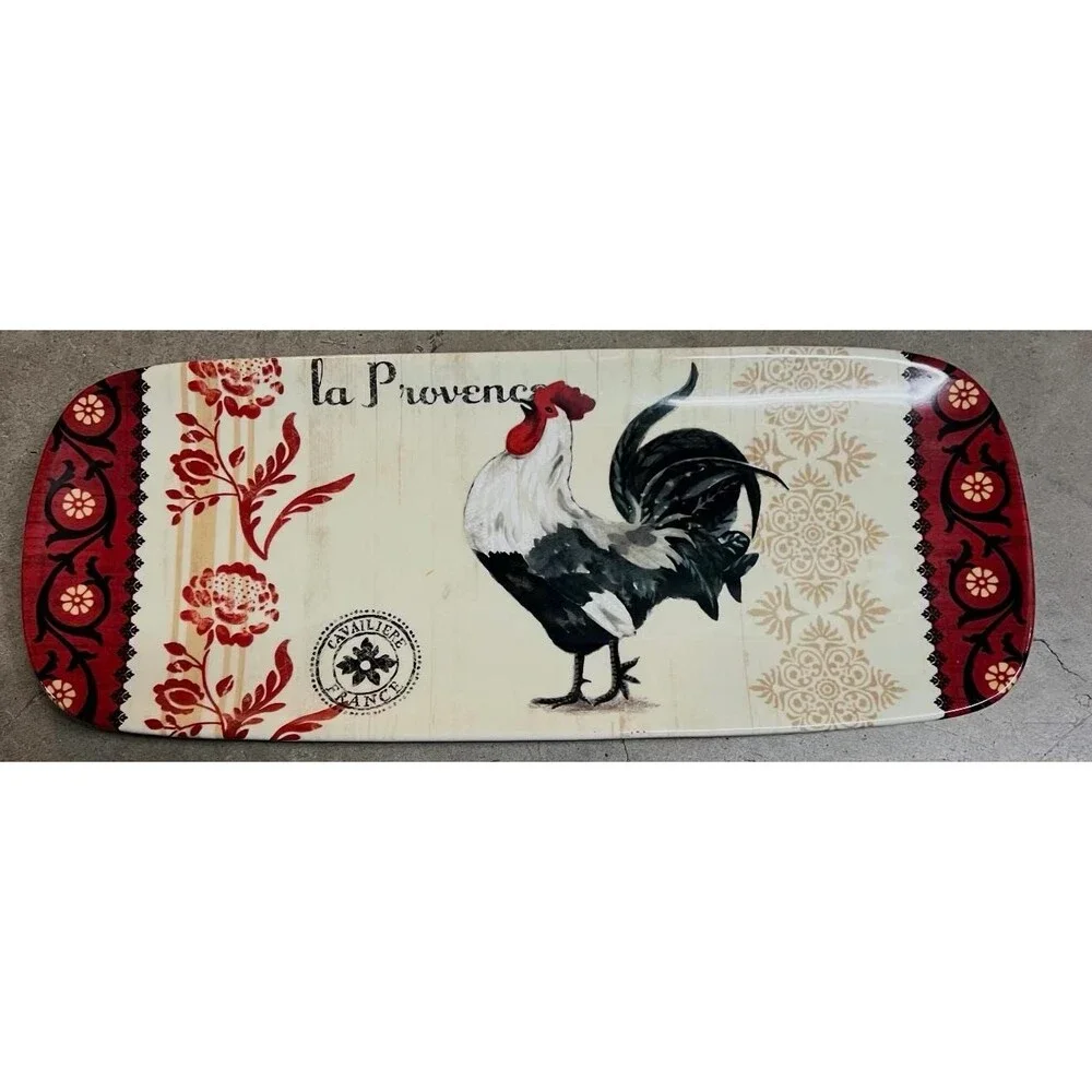 Certified International La Provence. Rooster Serving Tray Jennifer Brinley 14